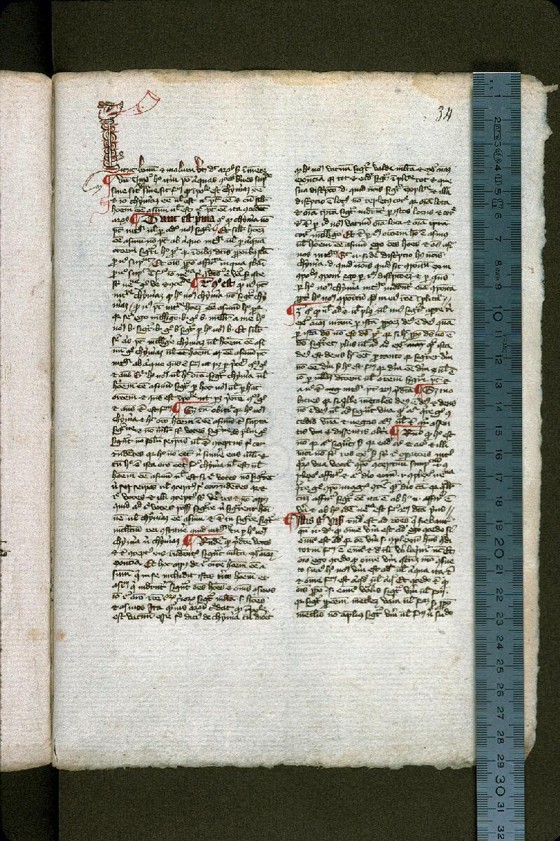 Carpentras, Bibl. mun., ms. 0293, f. 034 - vue 1
