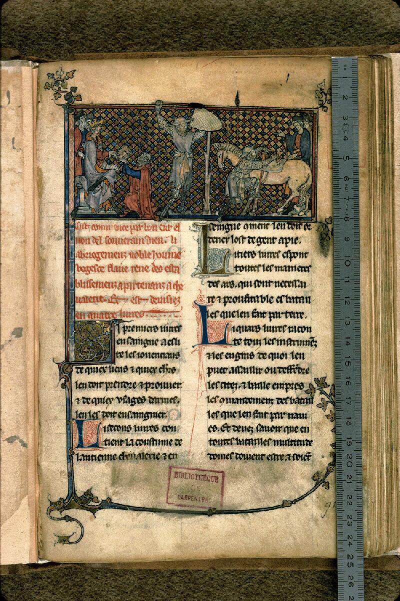 Carpentras, Bibl. mun., ms. 0332, f. 001 - vue 1