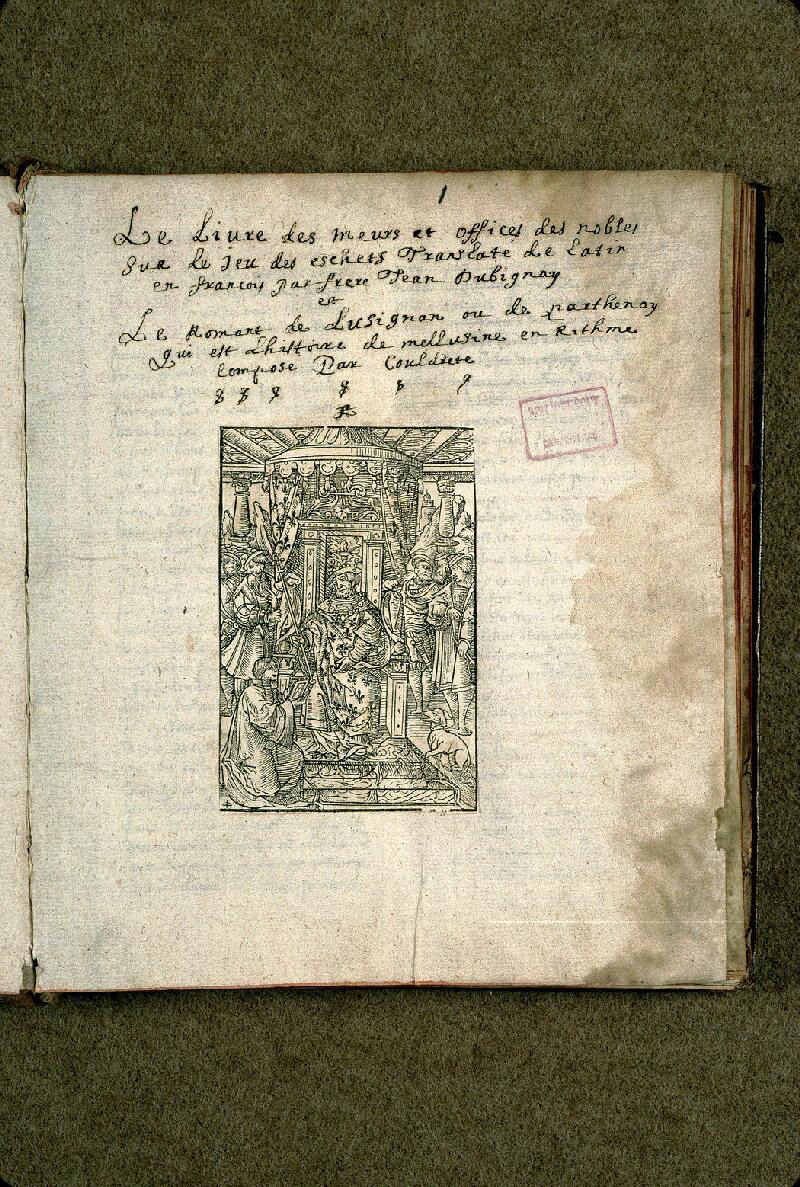 Carpentras, Bibl. mun., ms. 0406, f. 001 - vue 2