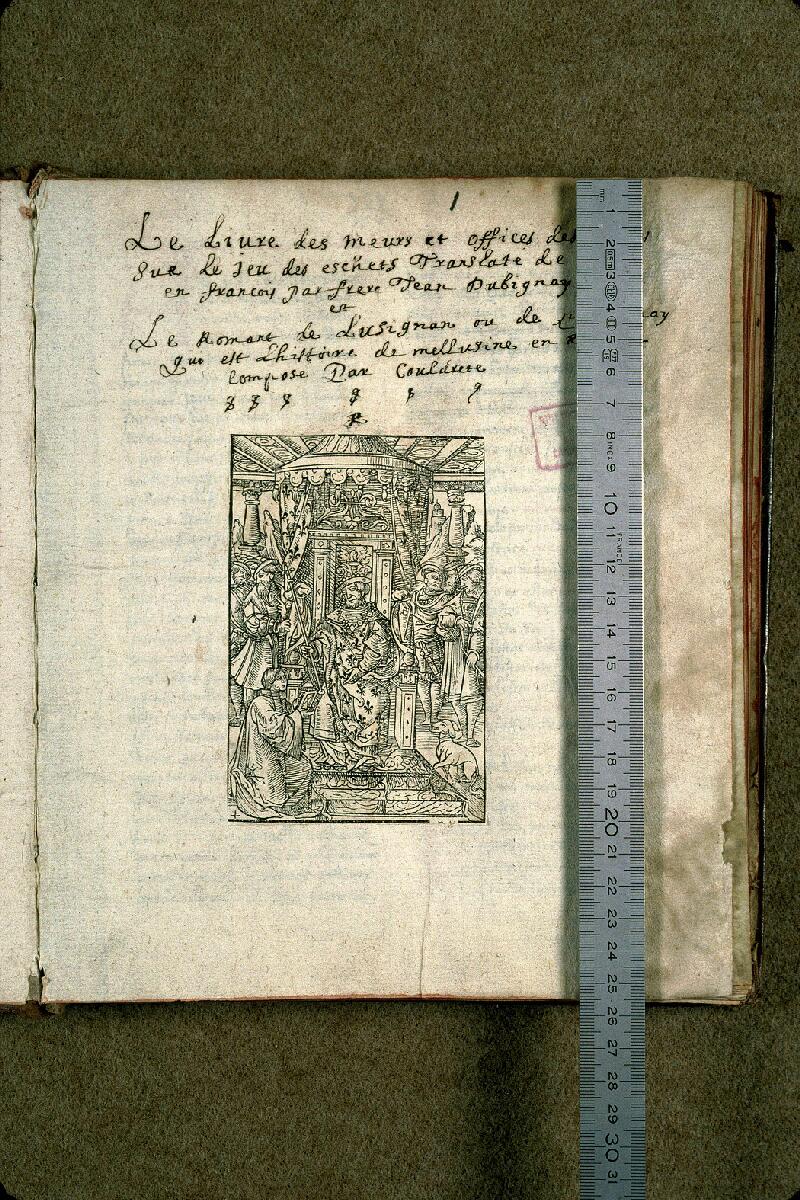 Carpentras, Bibl. mun., ms. 0406, f. 001 - vue 1