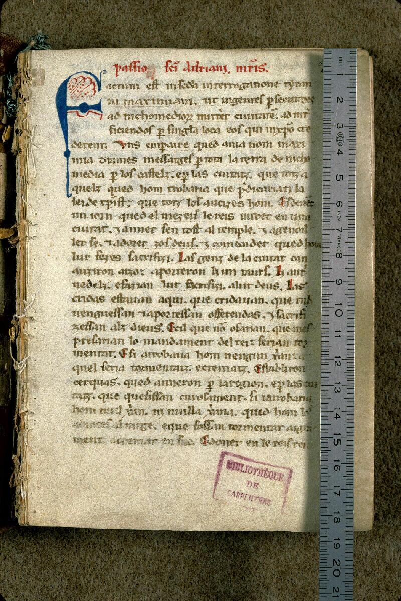 Carpentras, Bibl. mun., ms. 0469, f. 002 - vue 1