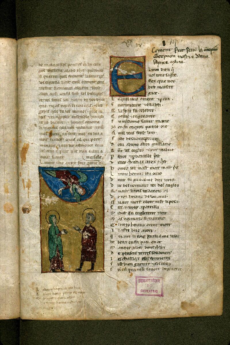 Carpentras, Bibl. mun., ms. 0473, f. 127 - vue 1