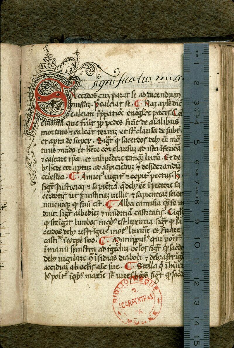 Carpentras, Bibl. mun., ms. 0642, f. 040 - vue 1