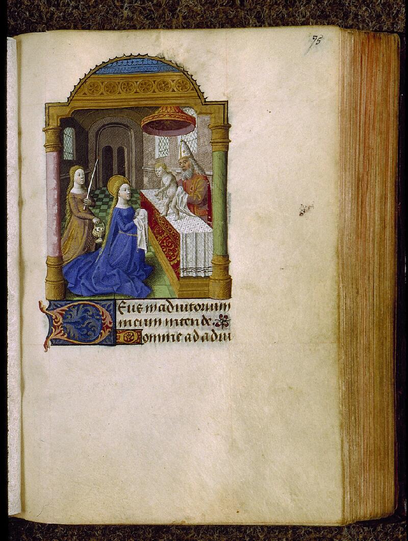 Chambéry, Bibl. mun., ms. 0001, f. 075 - vue 1