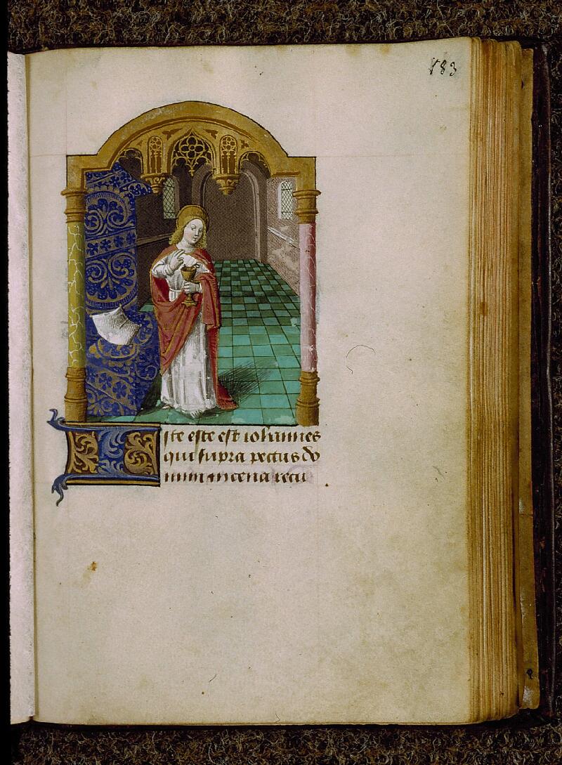 Chambéry, Bibl. mun., ms. 0001, f. 183 - vue 1