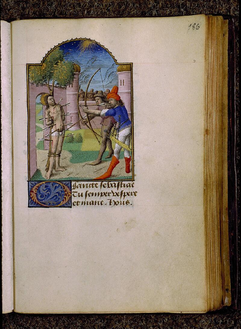 Chambéry, Bibl. mun., ms. 0001, f. 186 - vue 1