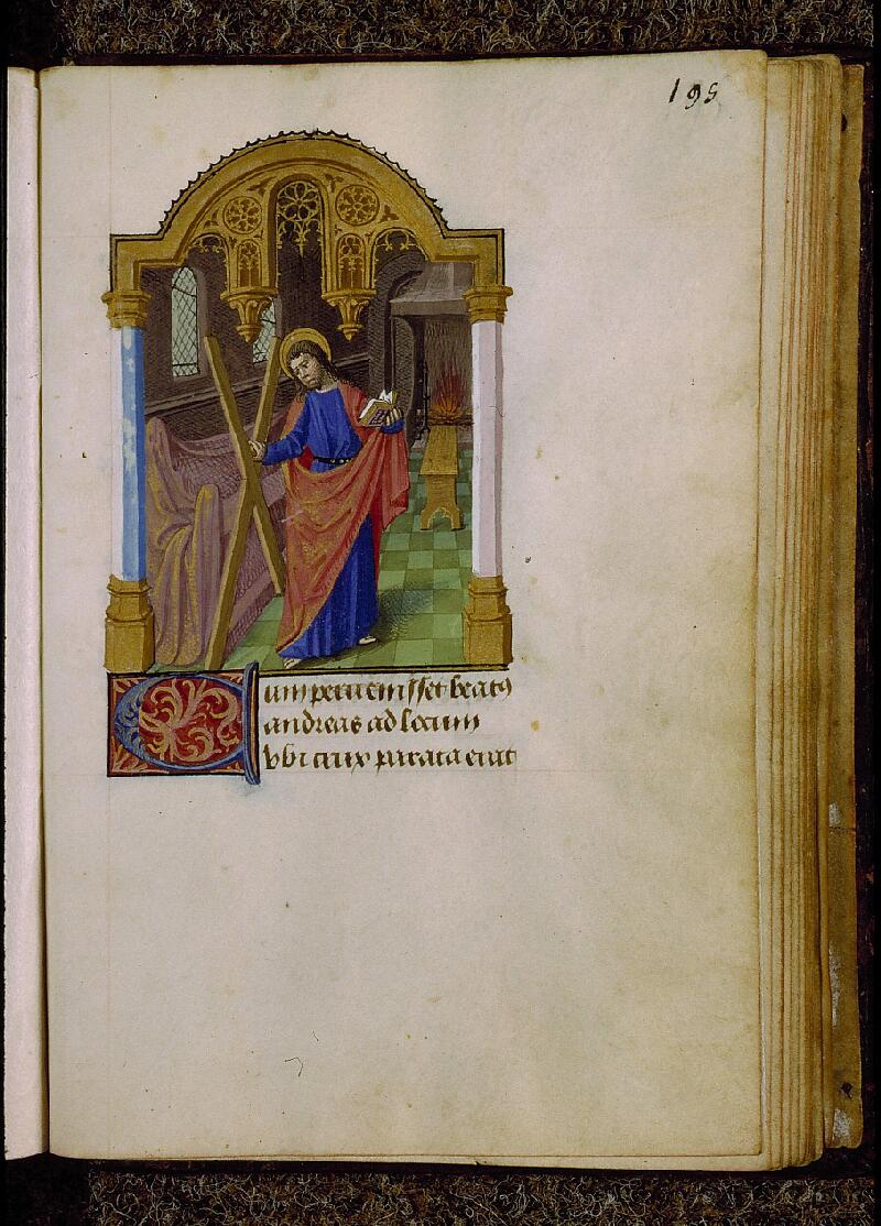 Chambéry, Bibl. mun., ms. 0001, f. 195 - vue 1