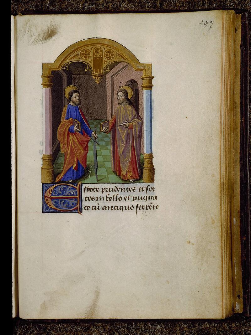 Chambéry, Bibl. mun., ms. 0001, f. 197 - vue 1
