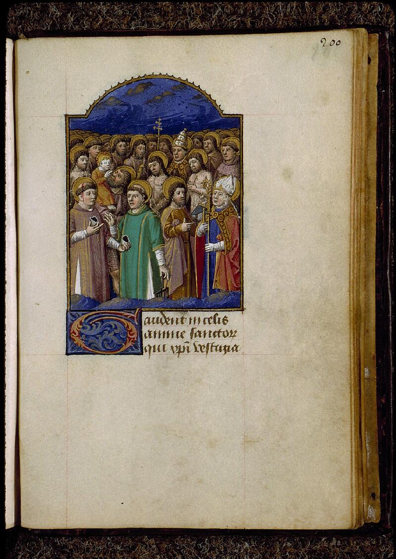 Chambéry, Bibl. mun., ms. 0001, f. 200 - vue 1