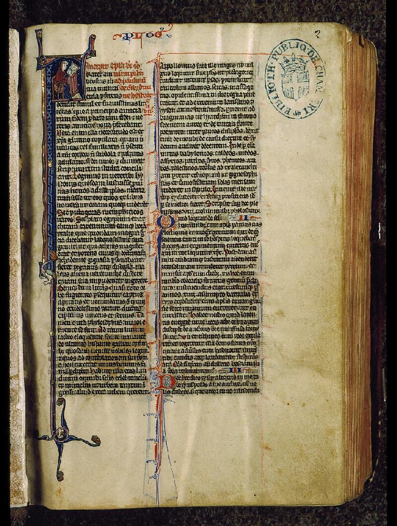 Chambéry, Bibl. mun., ms. 0006, f. 002 - vue 2