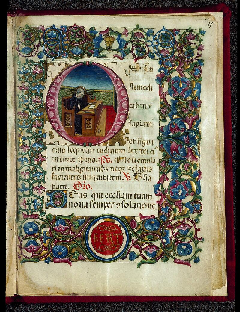 Chambéry, Bibl. mun., ms. 0007, f. 015 - vue 1