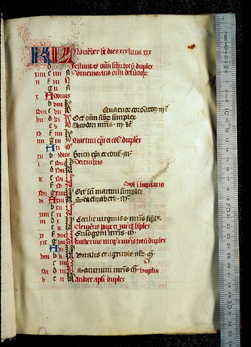 Chambéry, Bibl. mun., ms. 0009, f. 006 - vue 1