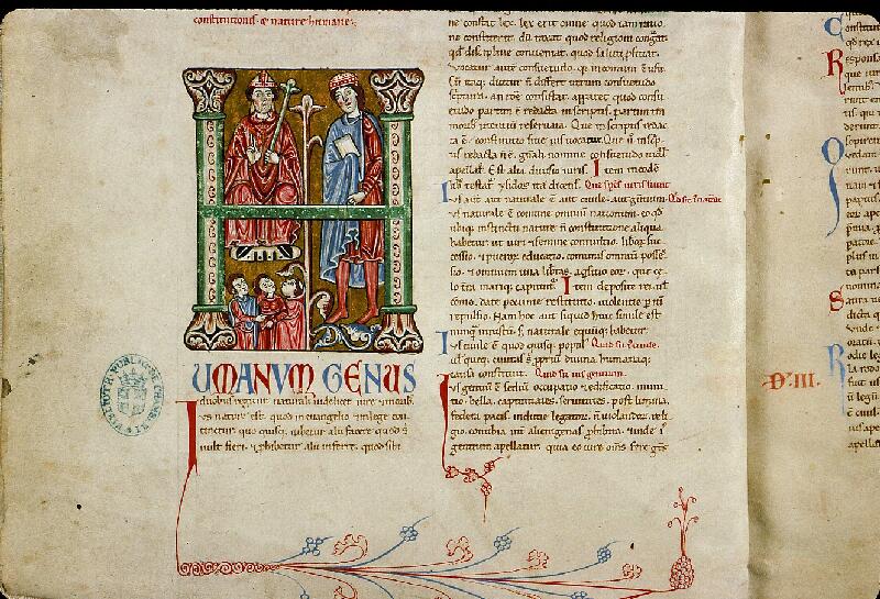 Chambéry, Bibl. mun., ms. 0013, f. 001v - vue 1