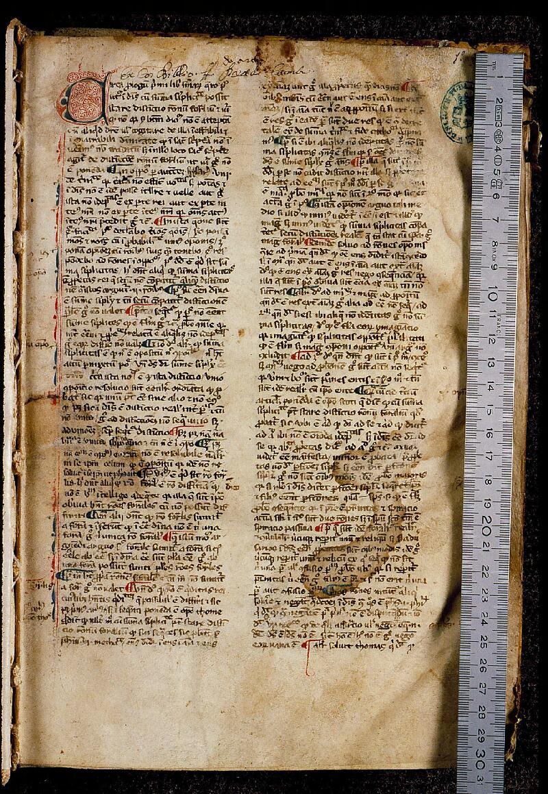 Chambéry, Bibl. mun., ms. 0023, f. 001 - vue 1