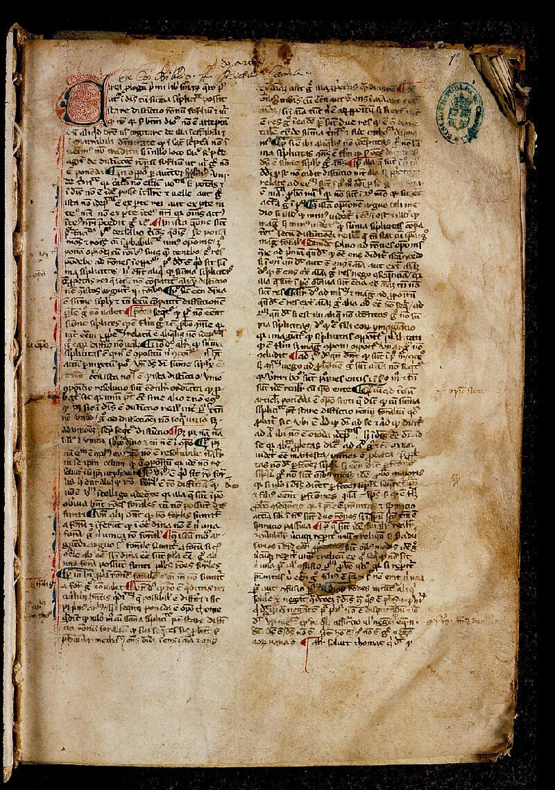 Chambéry, Bibl. mun., ms. 0023, f. 001 - vue 2