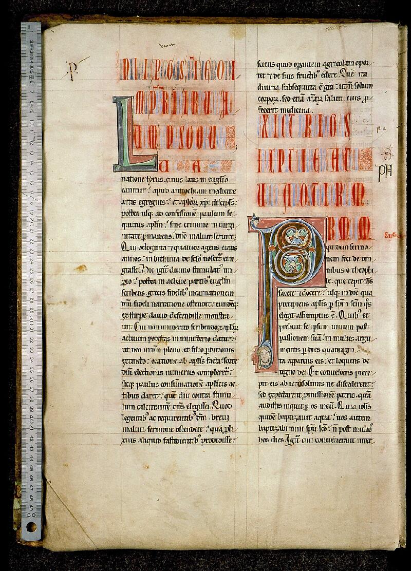 Chambéry, Bibl. mun., ms. 0037, f. 002v - vue 1