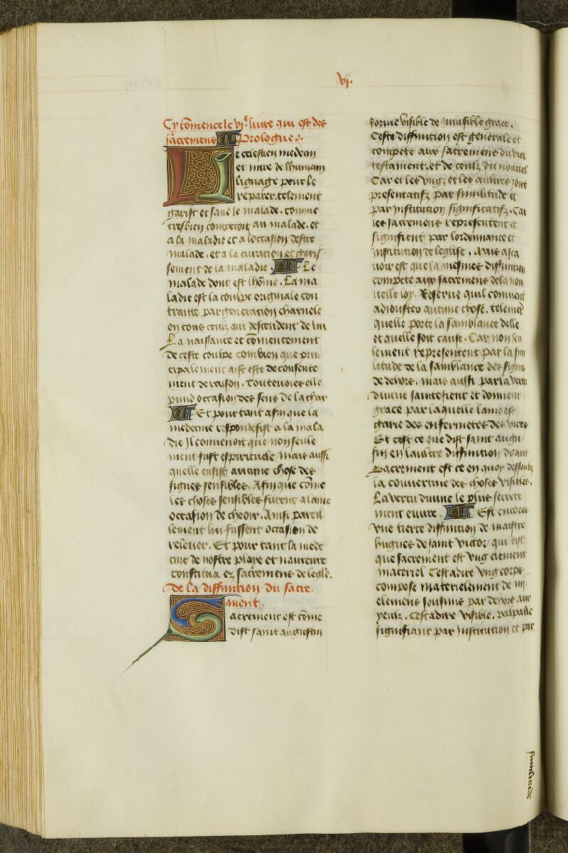 Chantilly, Bibl. du château, ms. 0130 (0526), f. 208v - vue 1