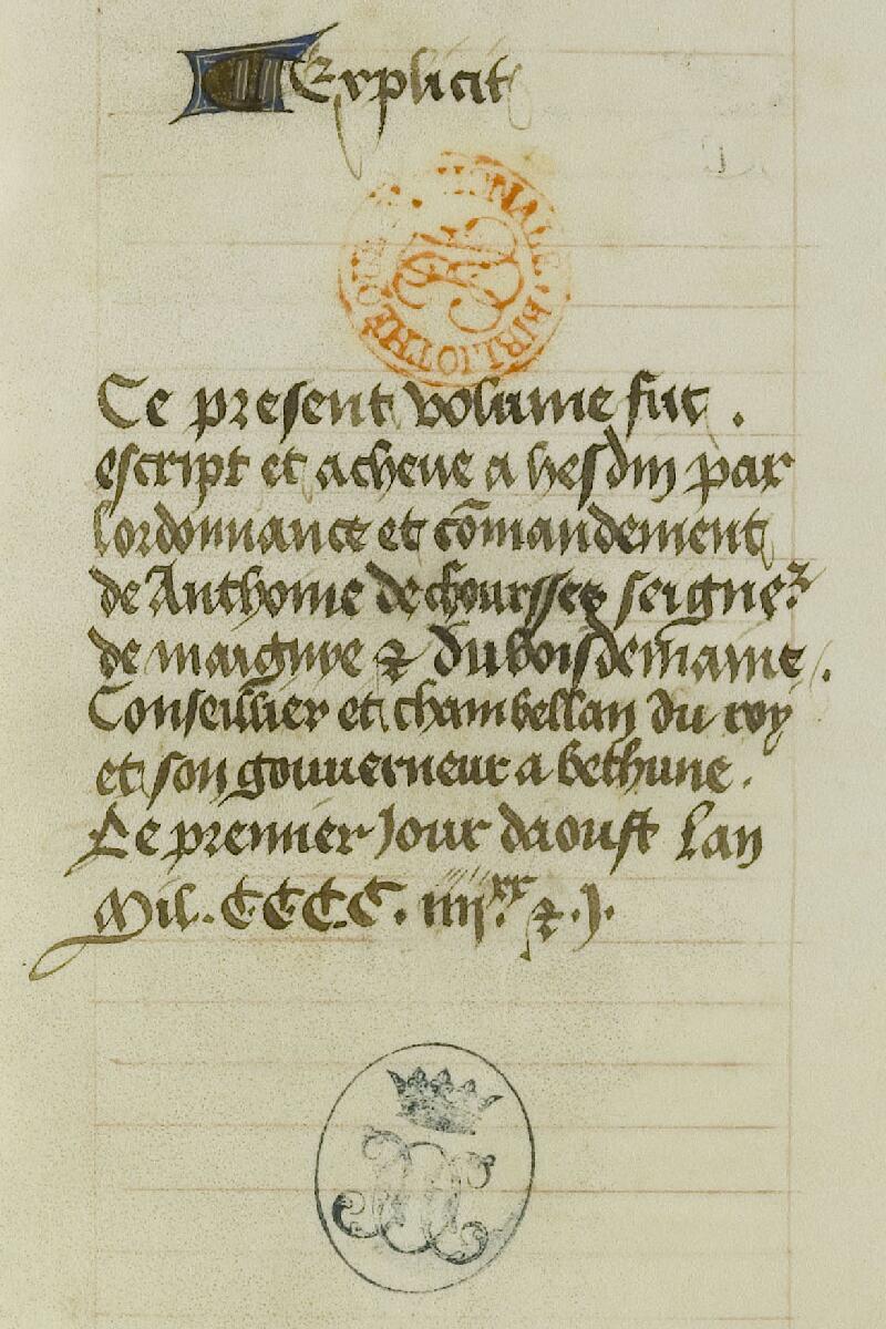 Chantilly, Bibl. du château, ms. 0130 (0526), f. 276