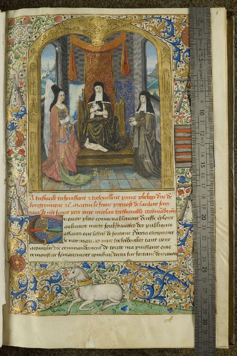 Chantilly, Bibl. du château, ms. 0295 (0566), f. 001 - vue 1