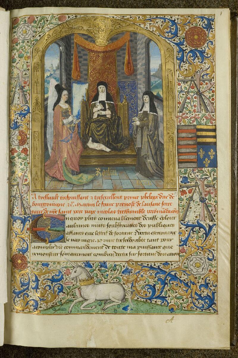 Chantilly, Bibl. du château, ms. 0295 (0566), f. 001 - vue 2