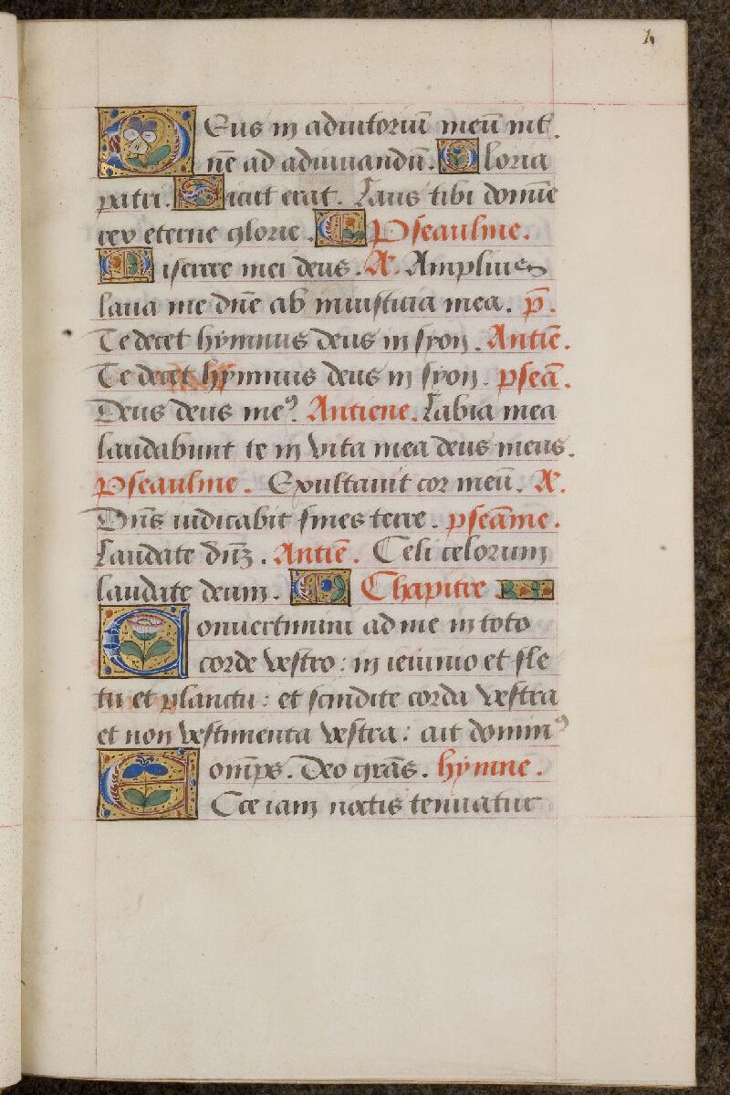 Chantilly, Bibl. du château, ms. 0056 (0806), f. 004 - vue 1