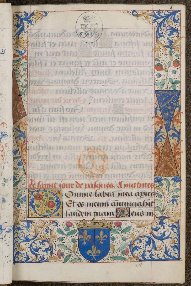 Chantilly, Bibl. du château, ms. 0057 (0807), f. 001 - vue 2