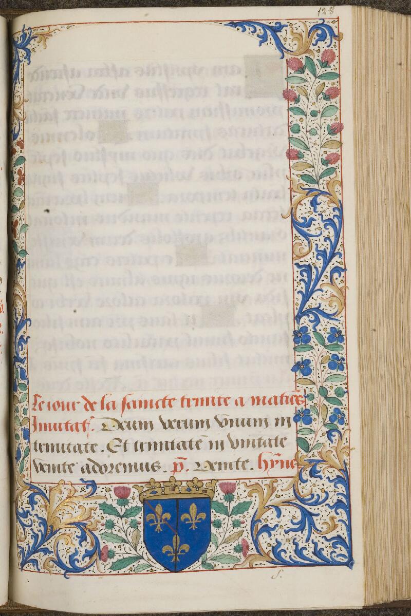 Chantilly, Bibl. du château, ms. 0057 (0807), f. 128 - vue 1