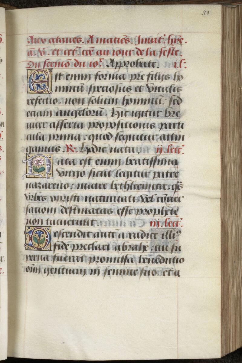 Chantilly, Bibl. du château, ms. 0060 (0810), f. 031