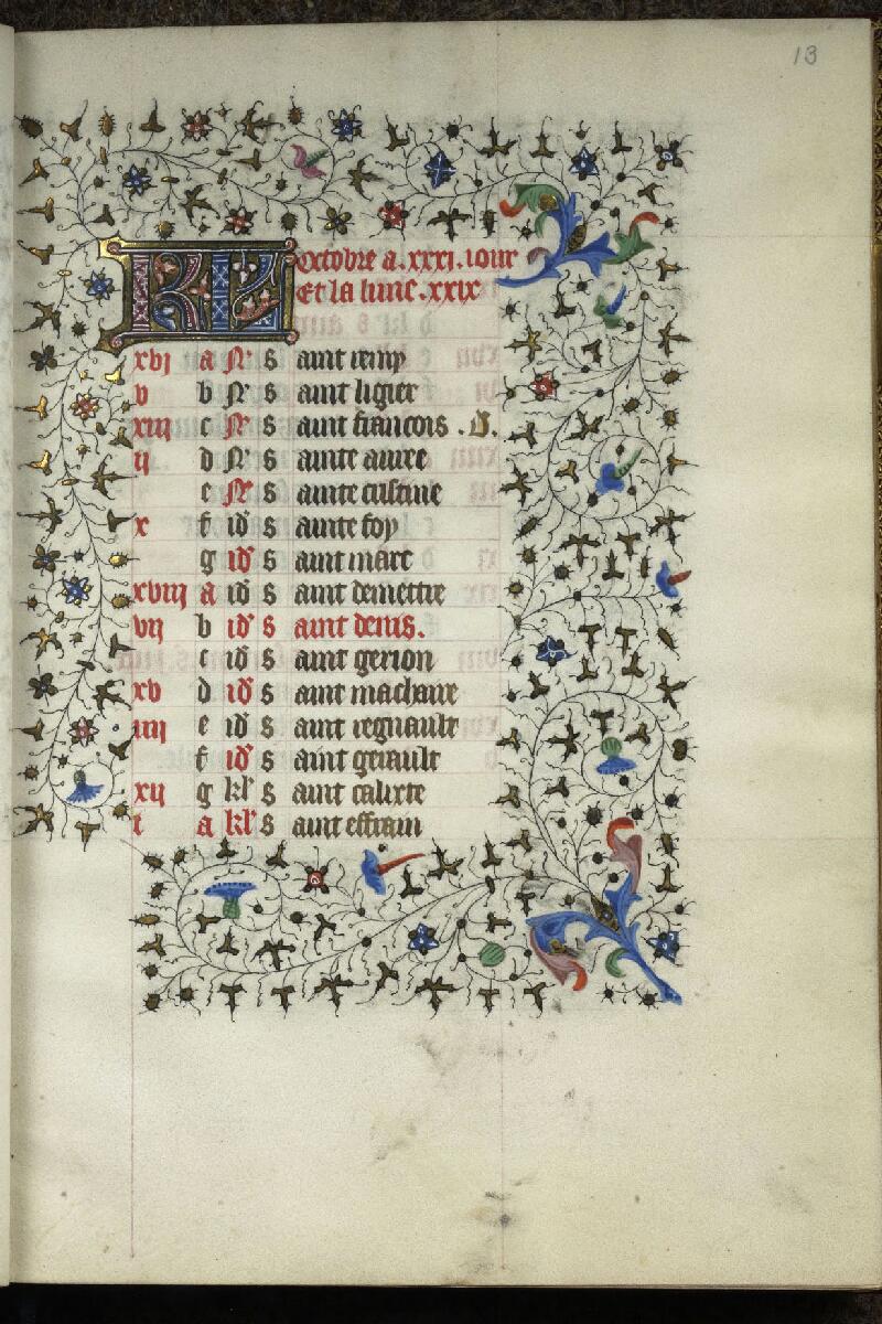Chantilly, Bibl. du château, ms. 0066 (1383), f. 013