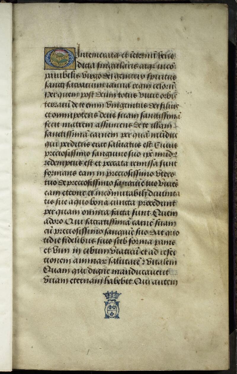 Chantilly, Bibl. du château, ms. 0075 (1140), p. 001 - vue 2