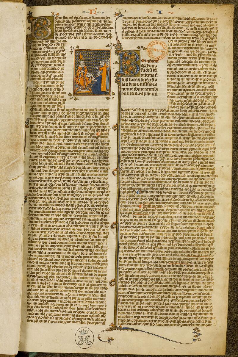Chantilly, Bibl. du château, ms. 0218 (0351), f. 001 - vue 2