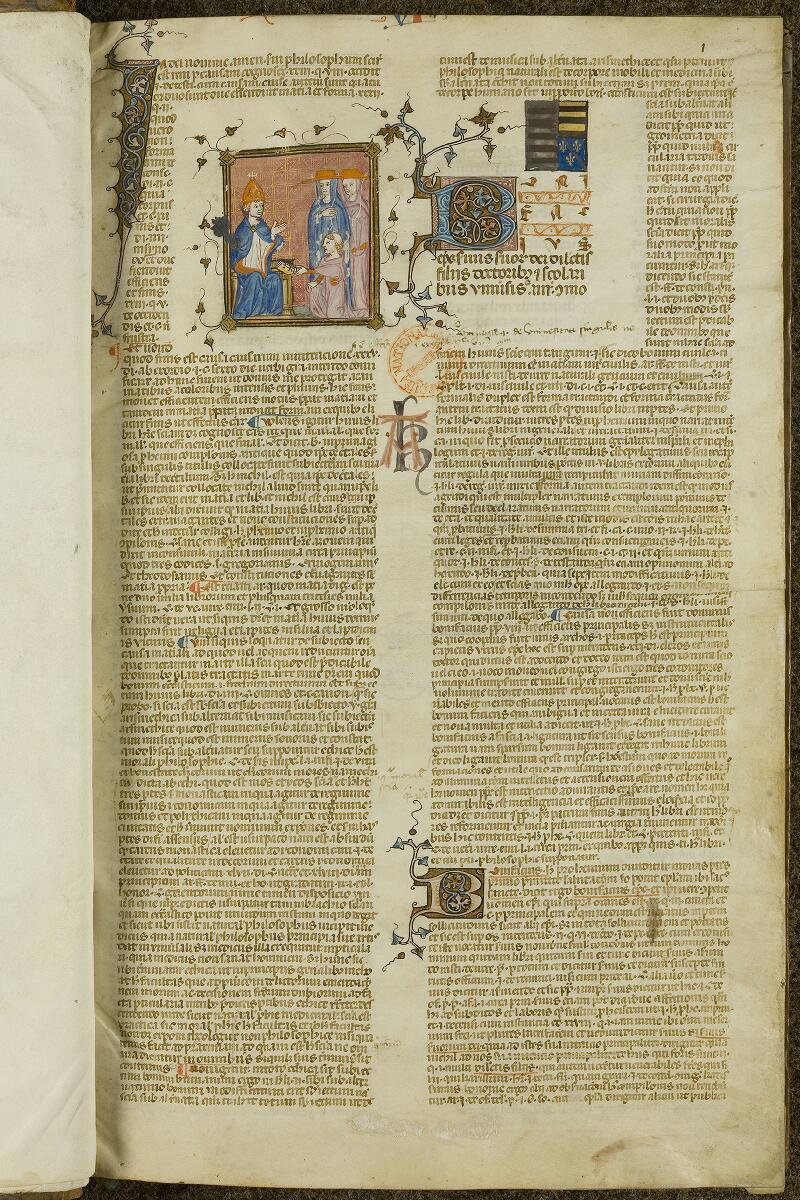 Chantilly, Bibl. du château, ms. 0219 (0408), f. 001 - vue 2