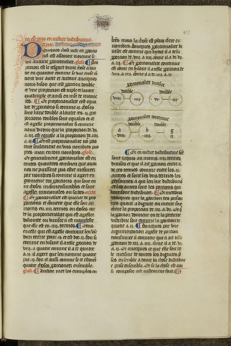 Chantilly, Bibl. du château, ms. 0277 (1327), f. 087 - vue 1