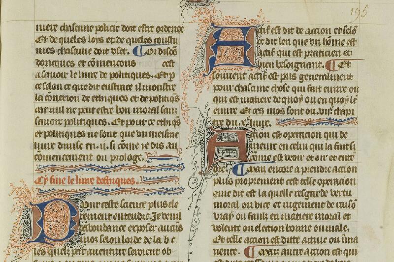 Chantilly, Bibl. du château, ms. 0277 (1327), f. 195 - vue 2