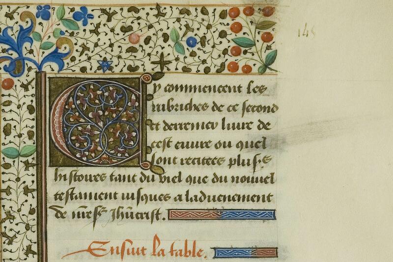 Chantilly, Bibl. du château, ms. 0282 (0491), f. 145 - vue 2