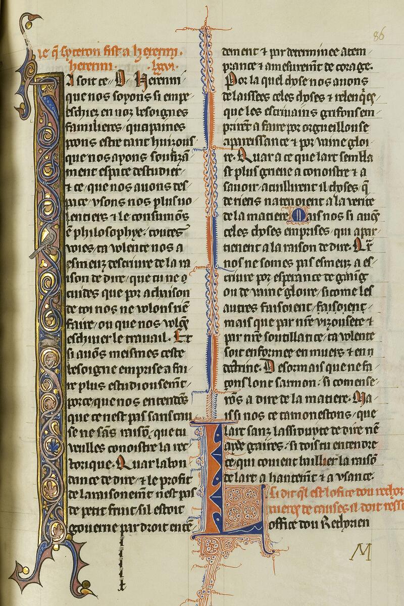 Chantilly, Bibl. du château, ms. 0433 (0590), f. 086 - vue 2