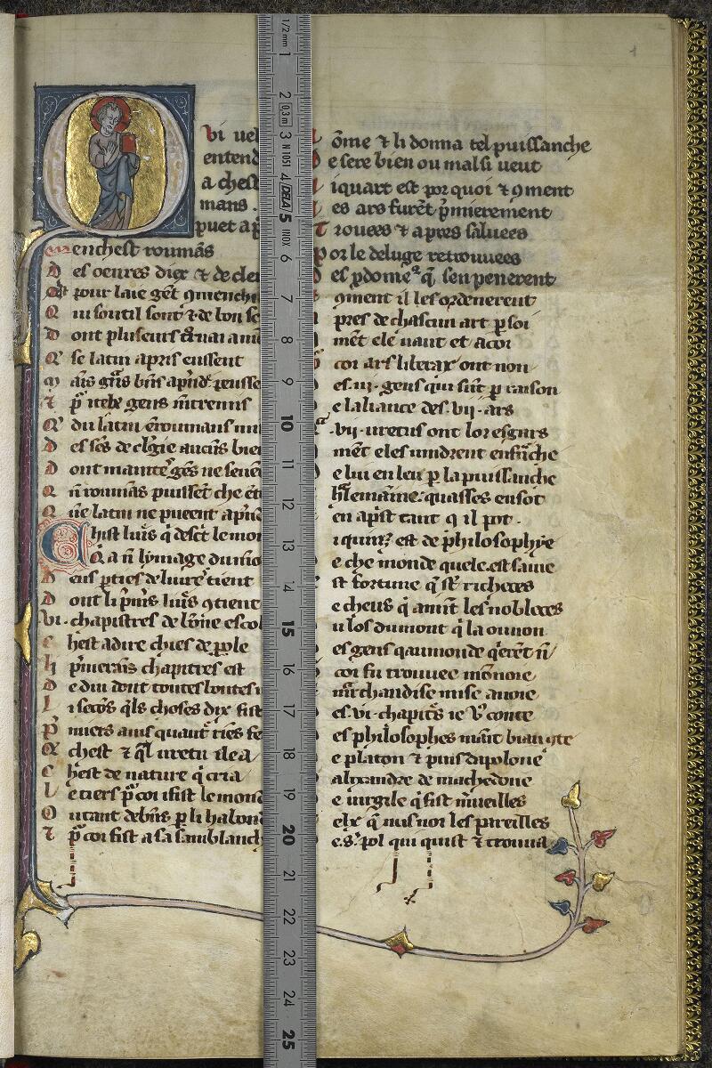 Chantilly, Bibl. du château, ms. 0478 (1444), f. 001 - vue 1