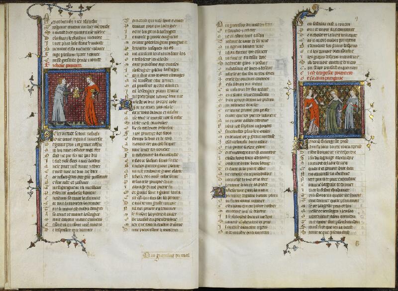 Chantilly, Bibl. du château, ms. 0482 (0665), f. 008v-009
