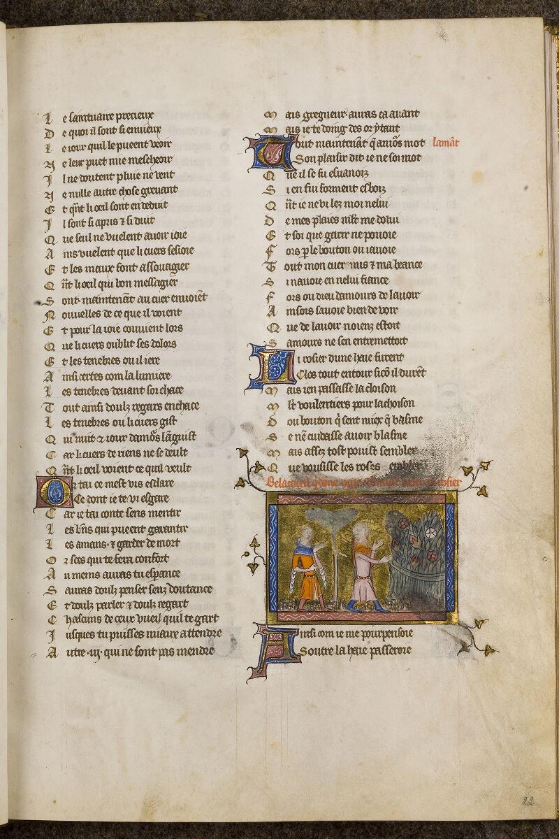 Chantilly, Bibl. du château, ms. 0483 (1480), f. 022 - vue 1