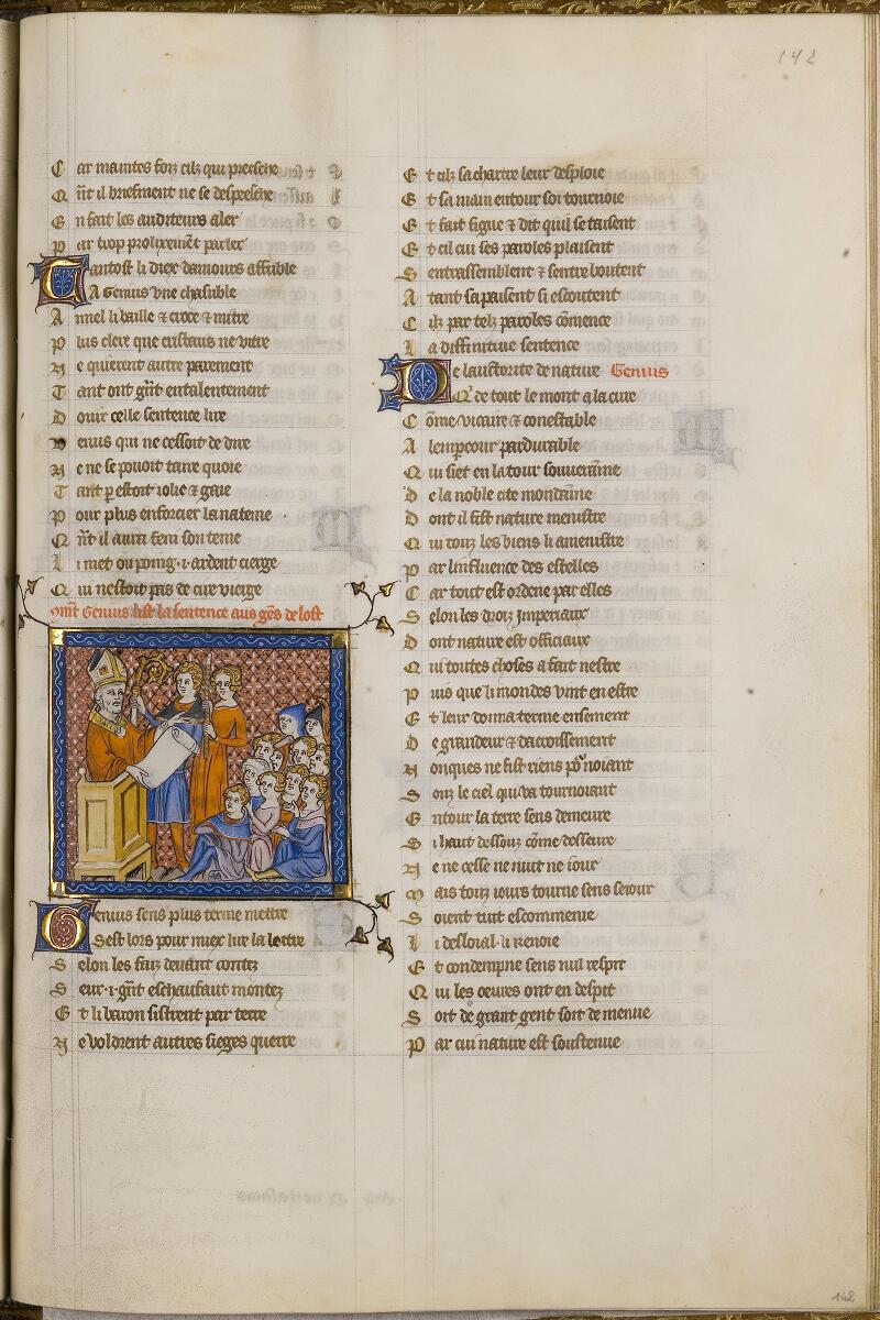 Chantilly, Bibl. du château, ms. 0483 (1480), f. 142 - vue 1
