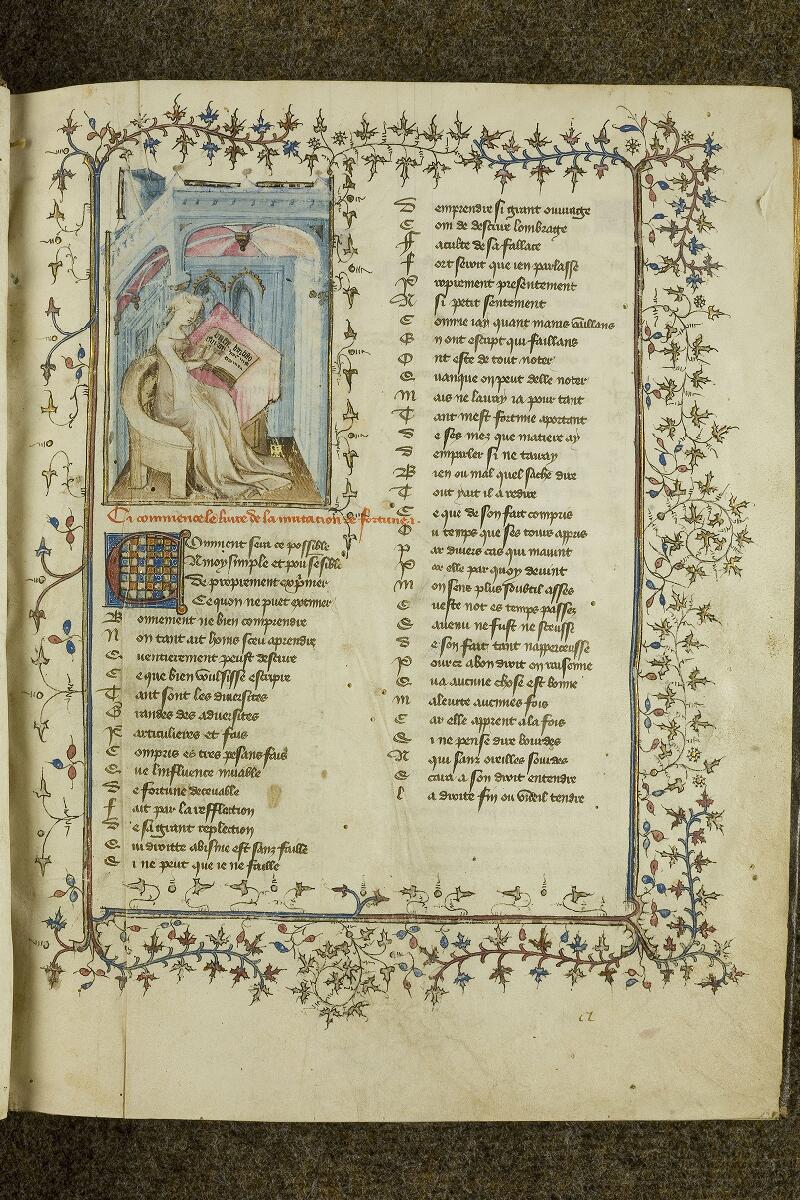 Chantilly, Bibl. du château, ms. 0494 (0567), f. 001 - vue 1