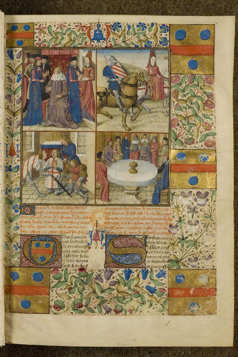 Chantilly, Bibl. du château, ms. 0647 (0317), f. 001 - vue 1