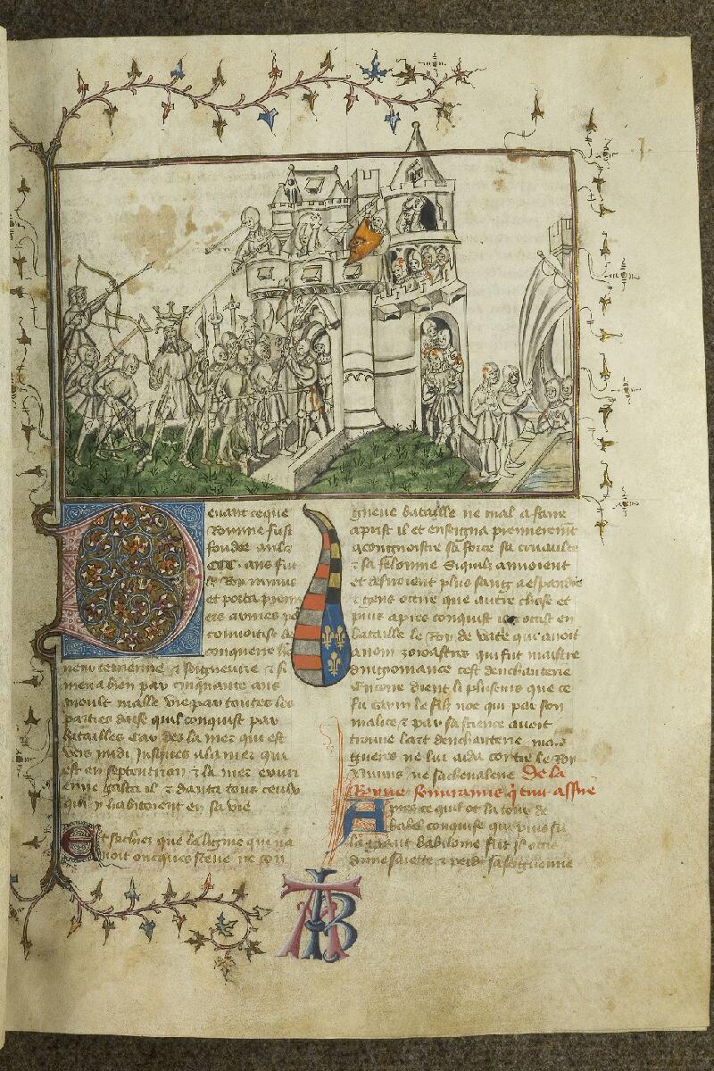 Chantilly, Bibl. du château, ms. 0727 (0601), f. 001 - vue 1