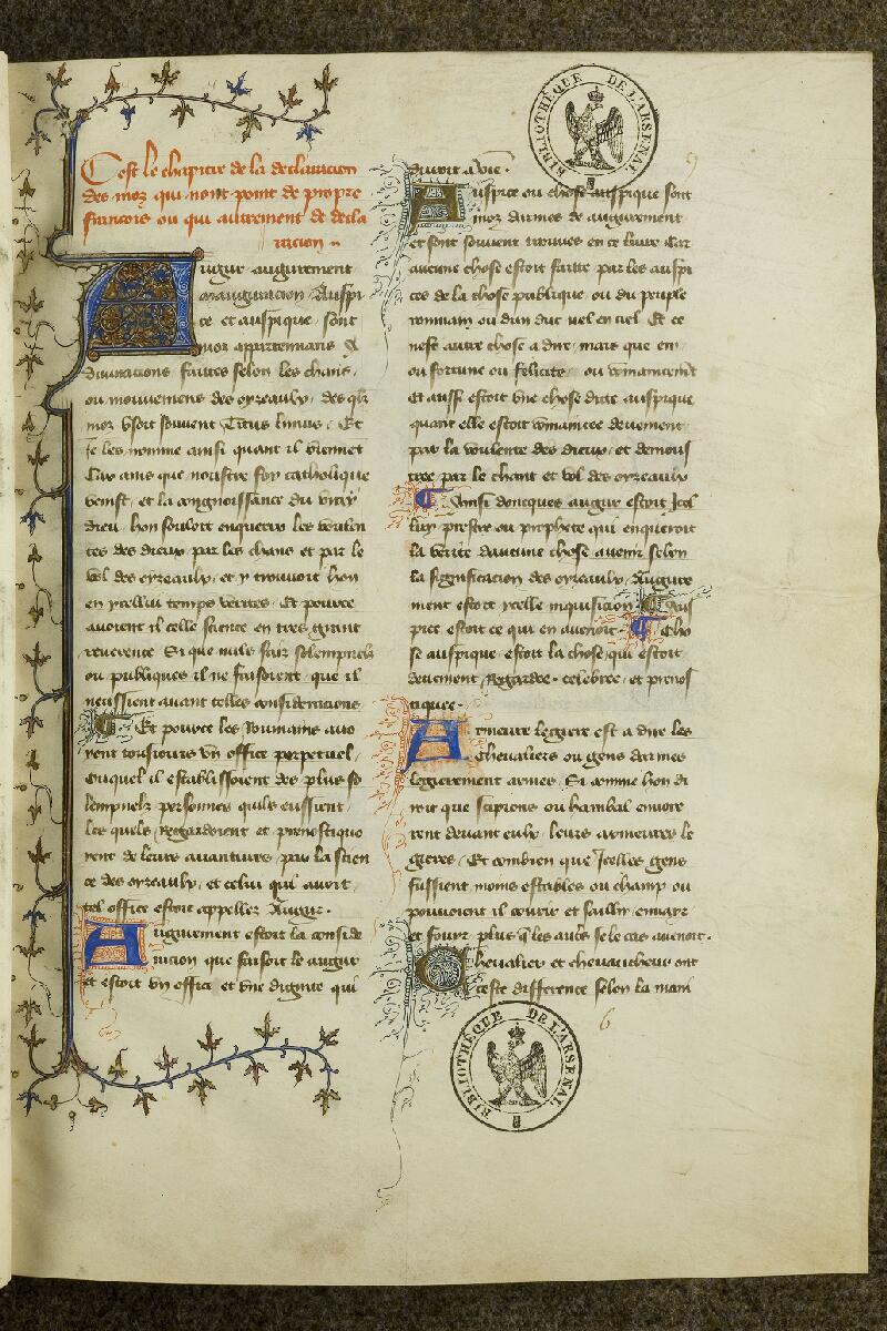 Chantilly, Bibl. du château, ms. 0757 (1048), f. 009 - vue 1