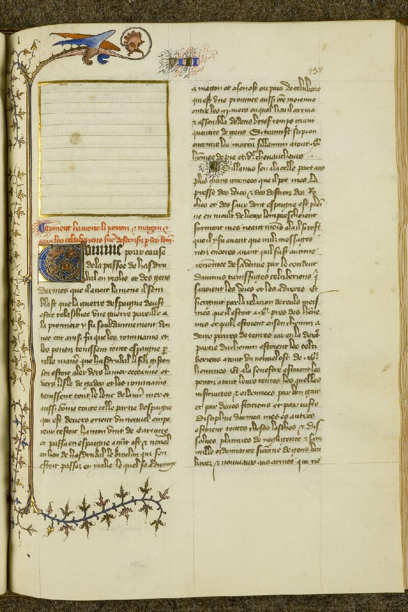 Chantilly, Bibl. du château, ms. 0757 (1048), f. 232 - vue 1
