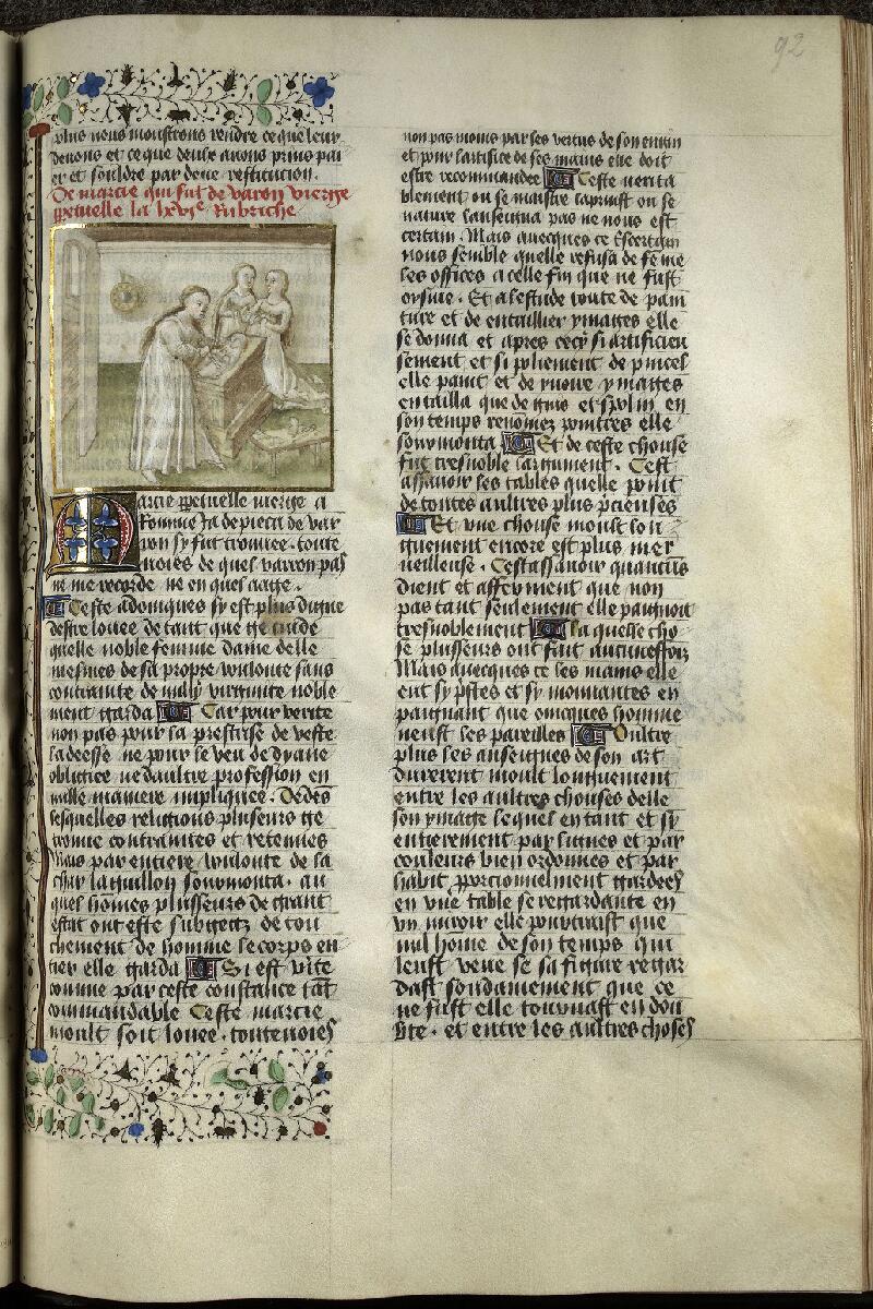 Chantilly, Bibl. du château, ms. 0856 (0562), f. 092 - vue 1