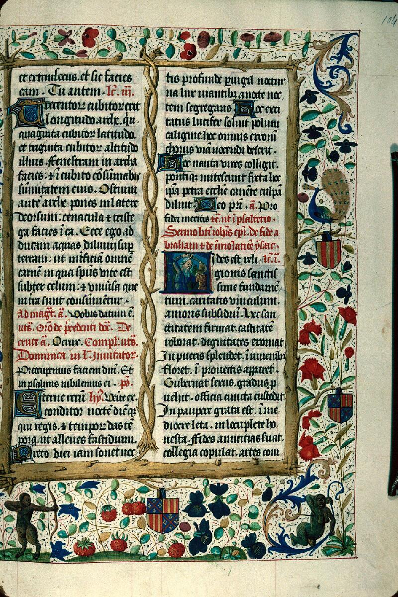 Chaumont, Bibl. mun., ms. 0032, f. 104 - vue 1