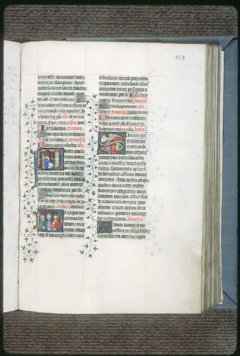 Châteauroux, Bibl. mun., ms. 0002, f. 268 - vue 1