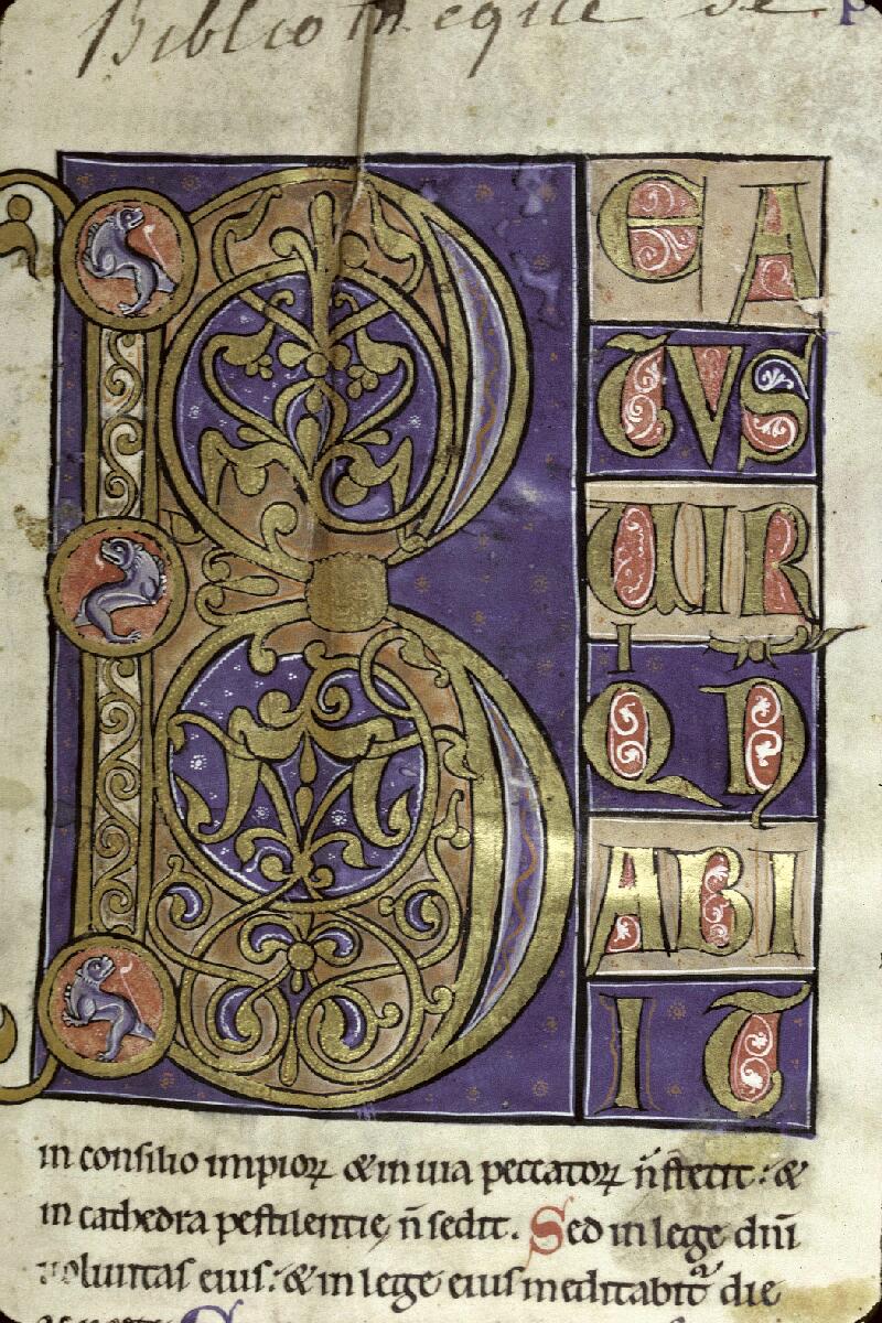 Clermont-Ferrand, Bibl. mun., ms. 0001, p. 001