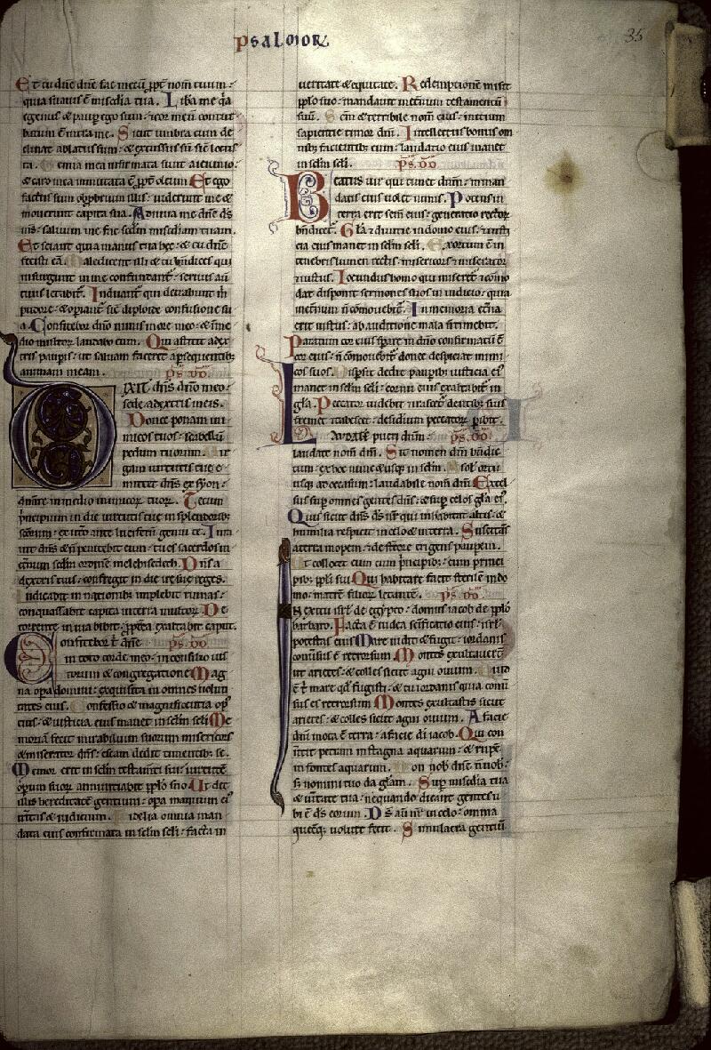 Clermont-Ferrand, Bibl. mun., ms. 0001, p. 035 - vue 1